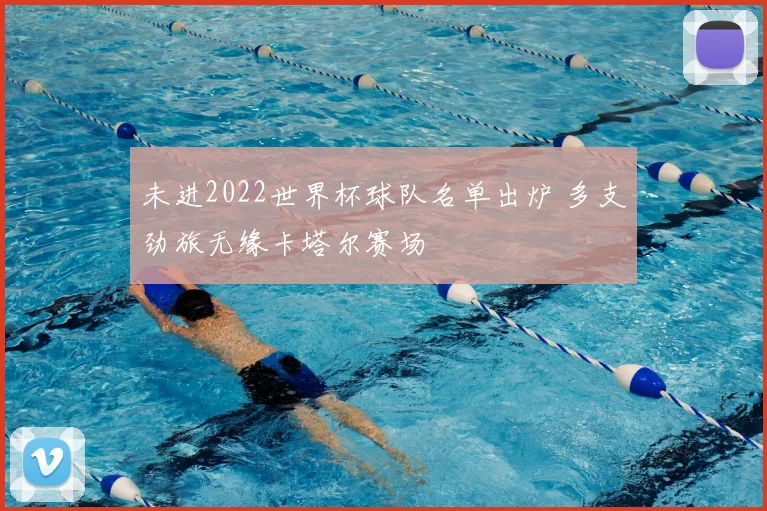 未进2022世界杯球队名单出炉 多支劲旅无缘卡塔尔赛场